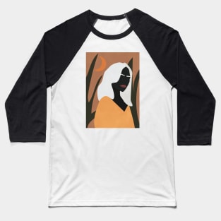 Woman Boho Illustration Baseball T-Shirt